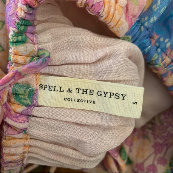 Spell & The Gypsy Collective Juniper Tiered Floral Dress Small - Picture 15 of 16